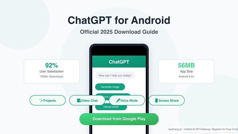 Hướng dẫn từng bước cách tải ChatGPT APK chi tiết cho người mới